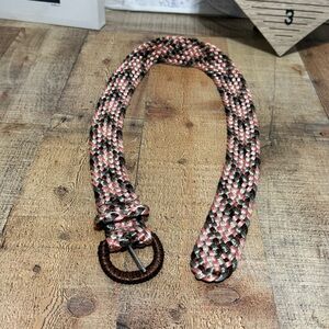 Satin Weave Belt multicolor woven Made In India Boho